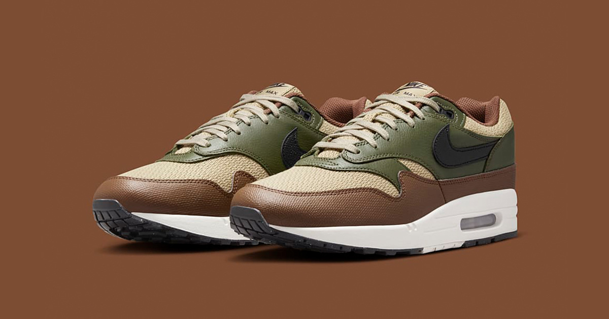 Nike air max 1 khaki green online